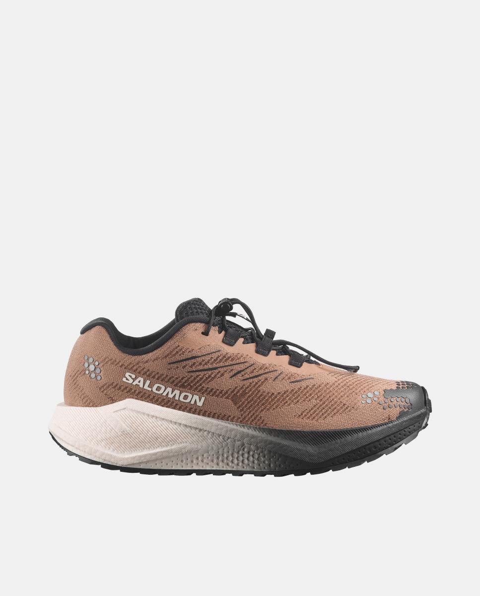 Imagen 0 de Zapatilla de running para grava para hombre AERO BLAZE 4 GRVL SALOMON Marrón / Blanco