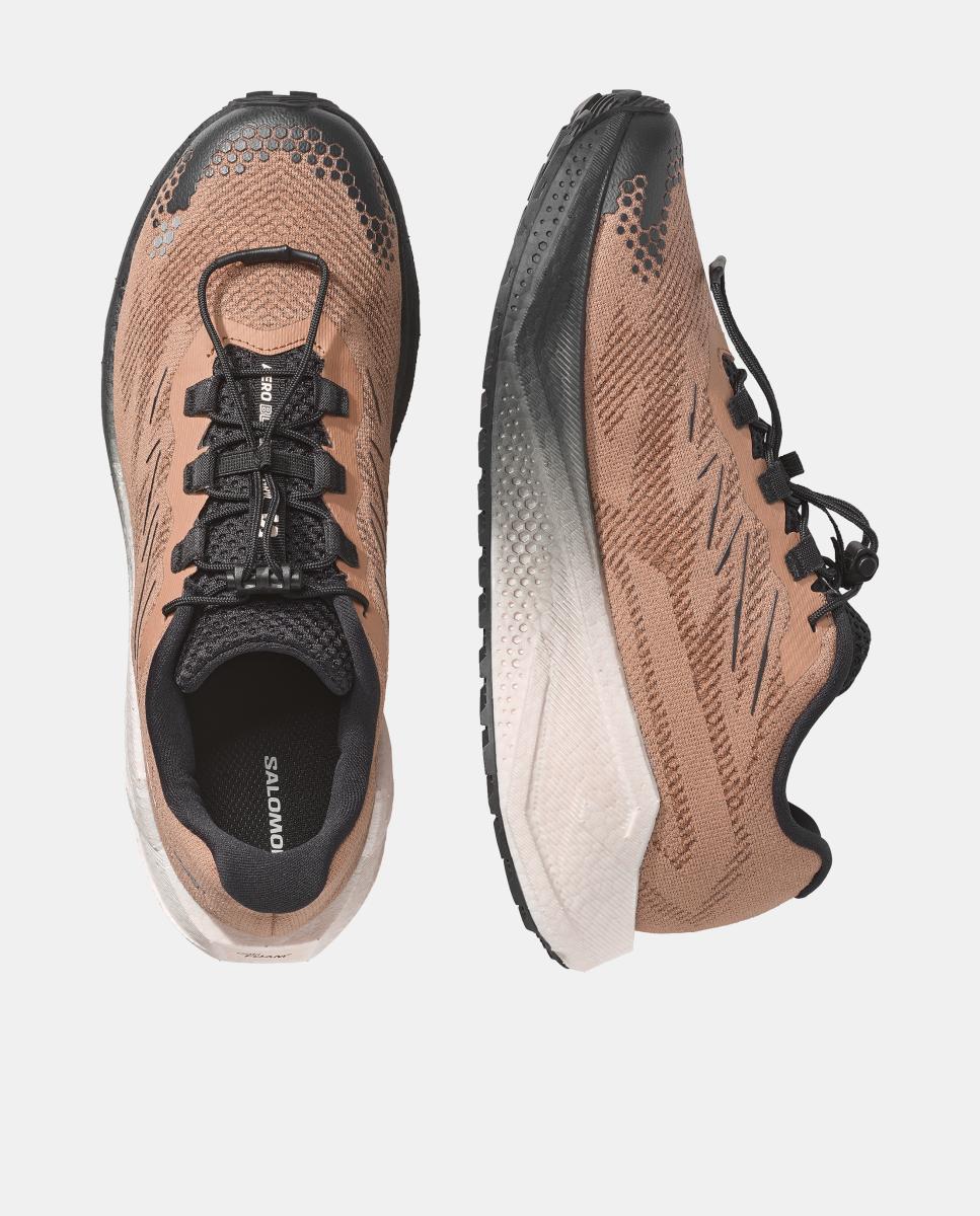Zapatilla de running para grava para hombre AERO BLAZE 4 GRVL SALOMON - Marrón / Blanco Marrón / Blanco-6