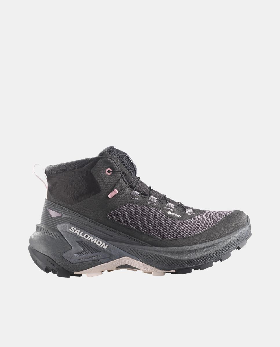 Botas de senderismo para mujer GENESIS MID GTX W SALOMON - Negro / Rosa Negro / Rosa-1