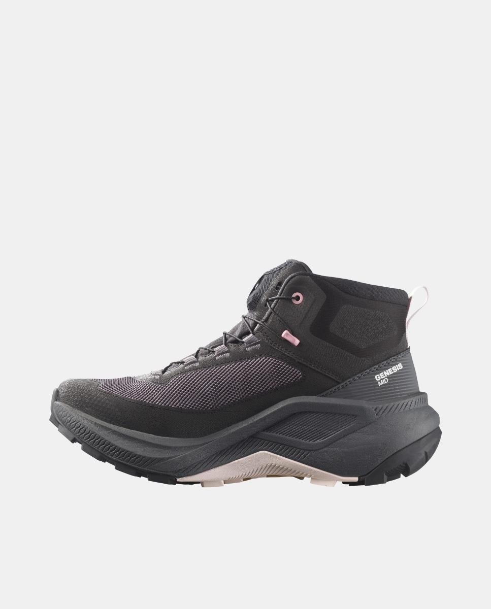 Botas de senderismo para mujer GENESIS MID GTX W SALOMON - Negro / Rosa Negro / Rosa-5