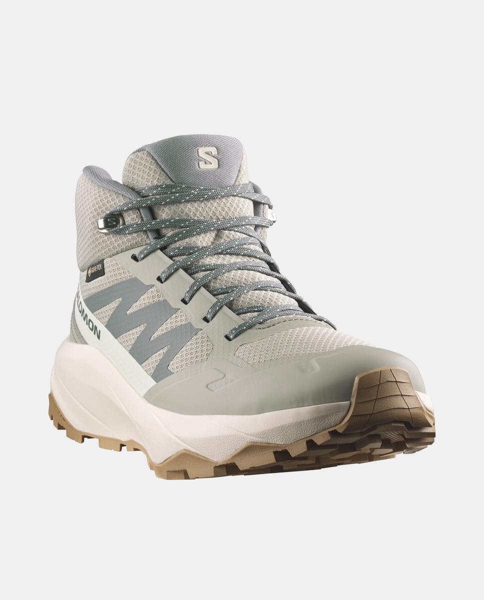 Imagen 2 de Zapatillas de senderismo para mujer OUTSCAPE MID GTX W SALOMON - Verde / Blanco Verde / Blanco