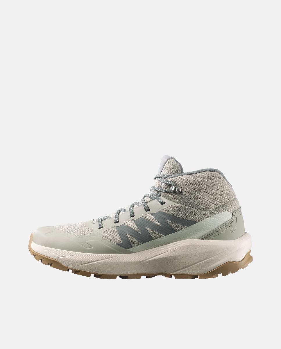 Imagen 4 de Zapatillas de senderismo para mujer OUTSCAPE MID GTX W SALOMON - Verde / Blanco Verde / Blanco