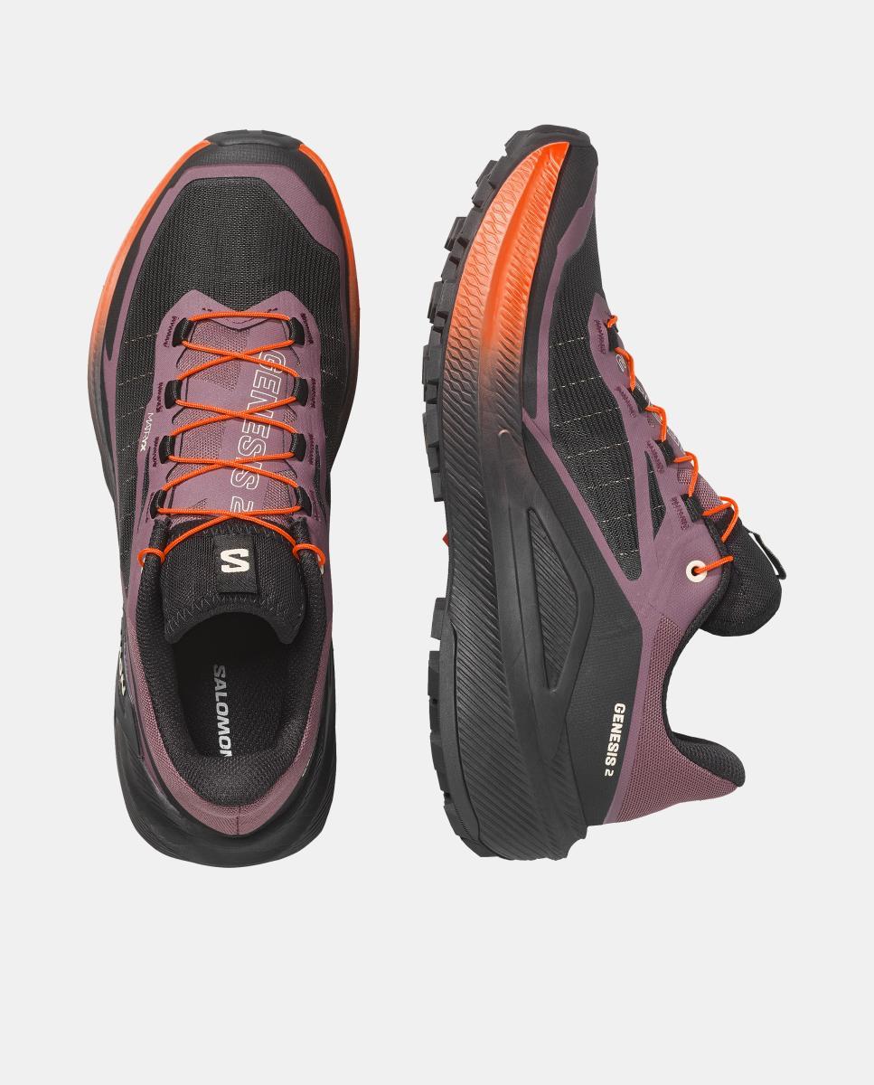 Zapatillas de trail running para mujer GENESIS 2 W SALOMON - Morado / Negro Morado / Negro-2