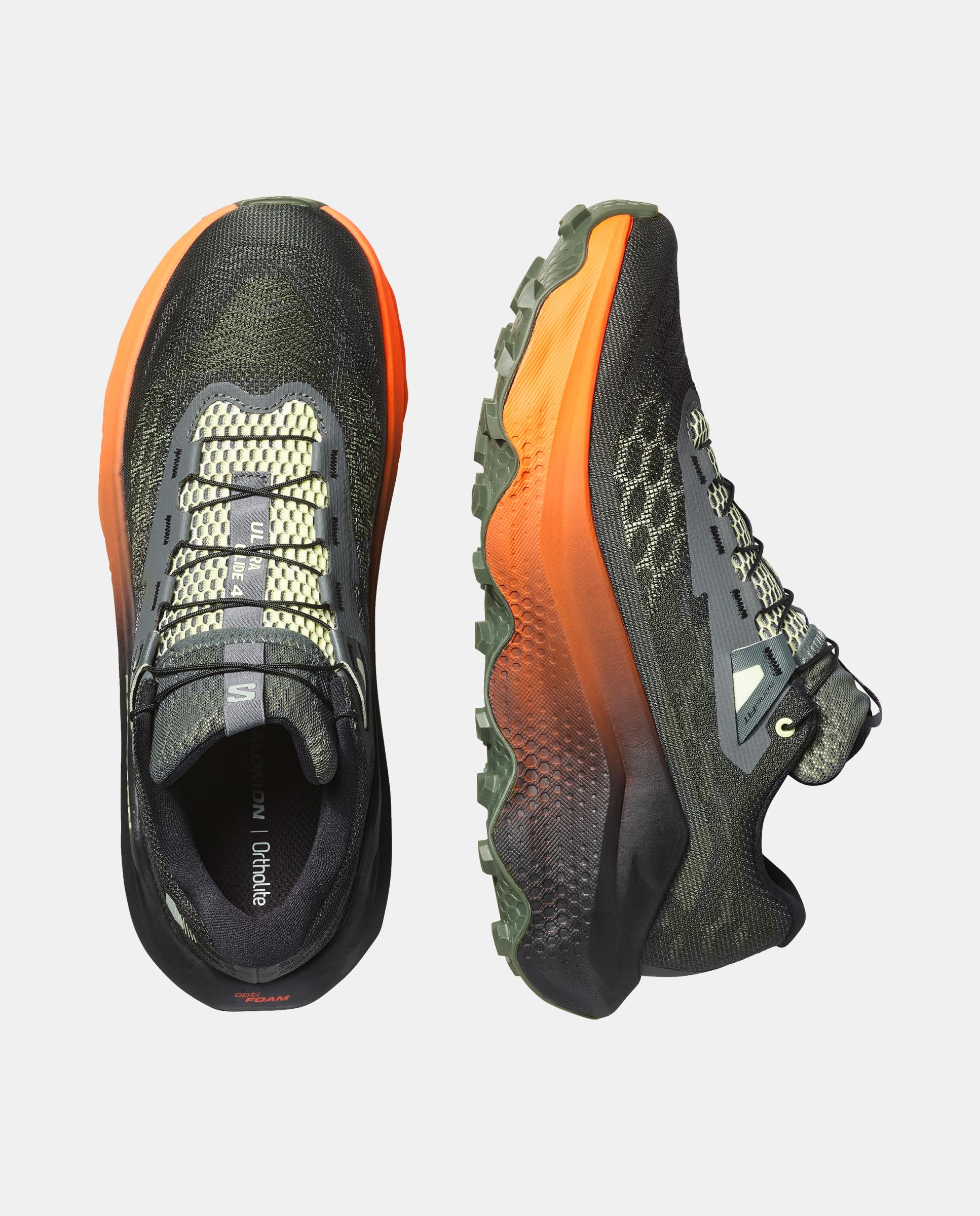 Imagen 4 de Zapatillas de trail running para hombre ULTRA GLIDE 4 SALOMON - Verde / Negro Verde / Negro