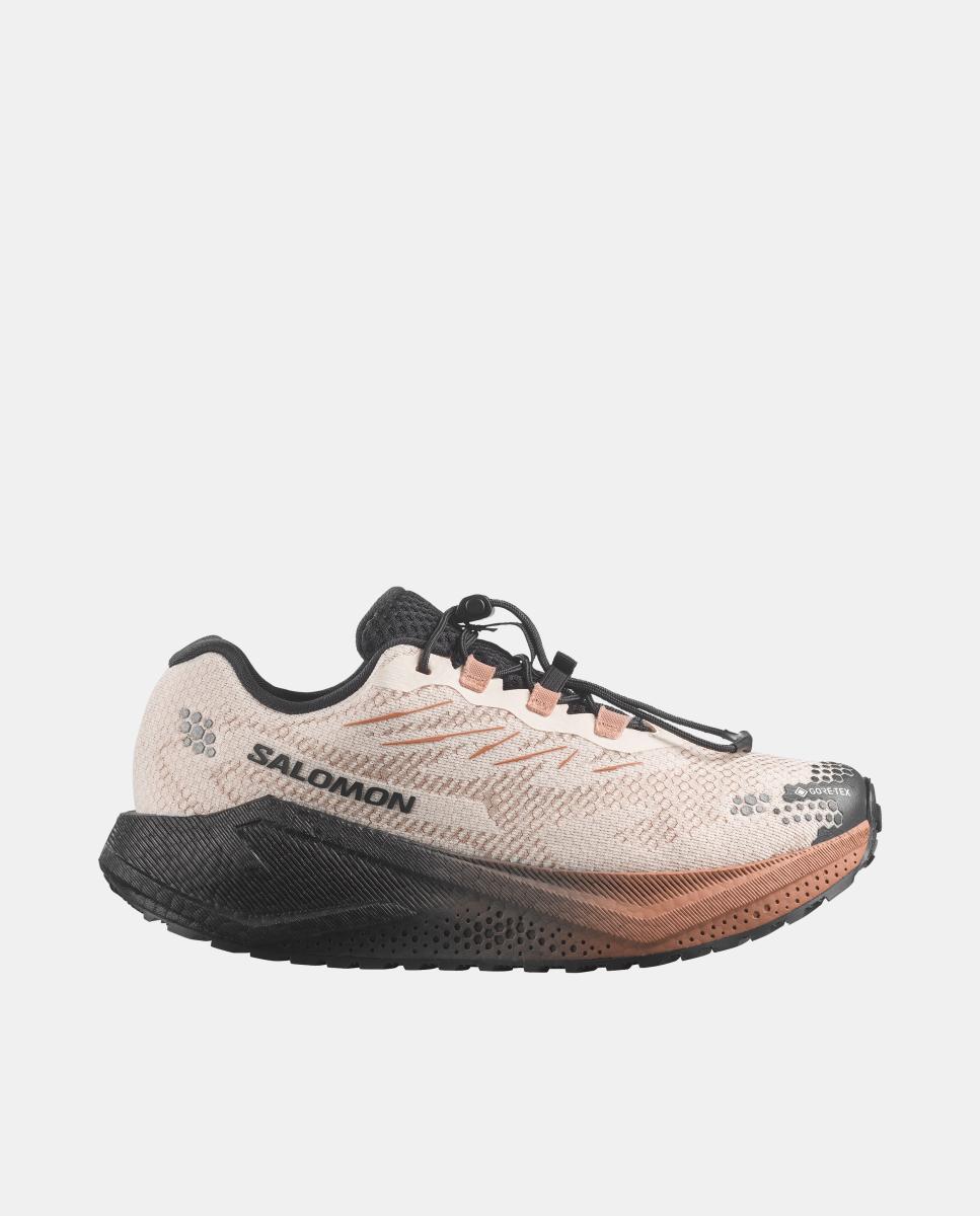 Zapatilla de running para grava para mujer AERO BLAZE 4 GRVL GTX W SALOMON - Blanco / Negro Blanco / Negro-1