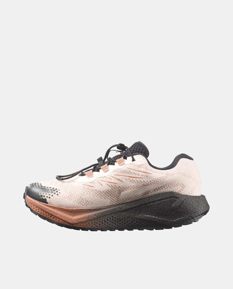 Zapatilla de running para grava para mujer AERO BLAZE 4 GRVL GTX W SALOMON - Blanco / Negro Blanco / Negro-5