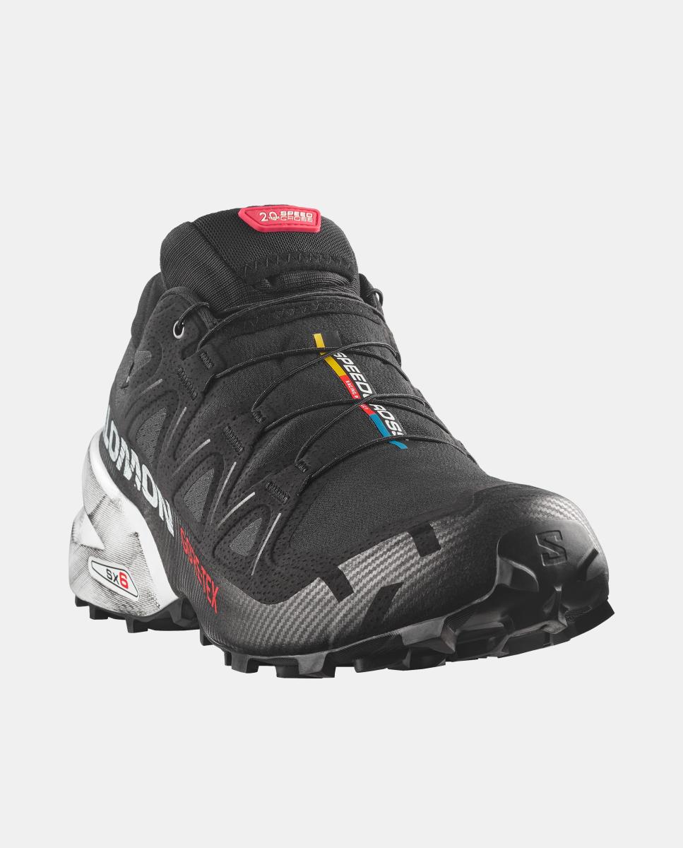 Zapatillas de trail running para hombre SPEEDCROSS 6 GTX 20 YEARS SALOMON - Negro / Blanco Negro / Blanco-2