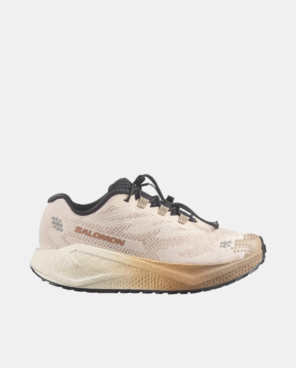 Zapatilla de running para grava para mujer AERO BLAZE 4 GRVL W SALOMON - Marrón / Blanco Marrón / Blanco-1