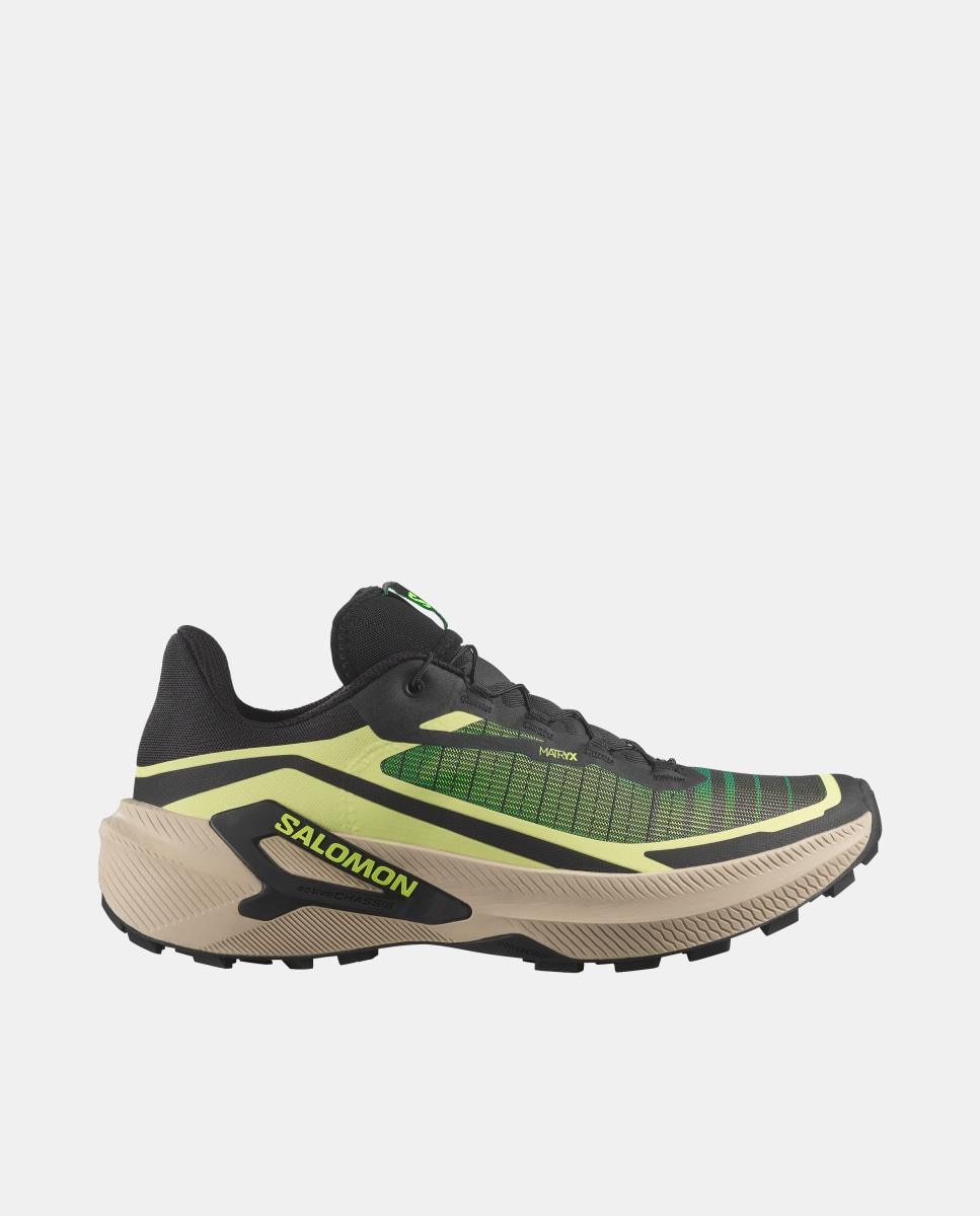Imagen 0 de Zapatillas de trail running para hombre GENESIS 2 SALOMON Verde / Negro