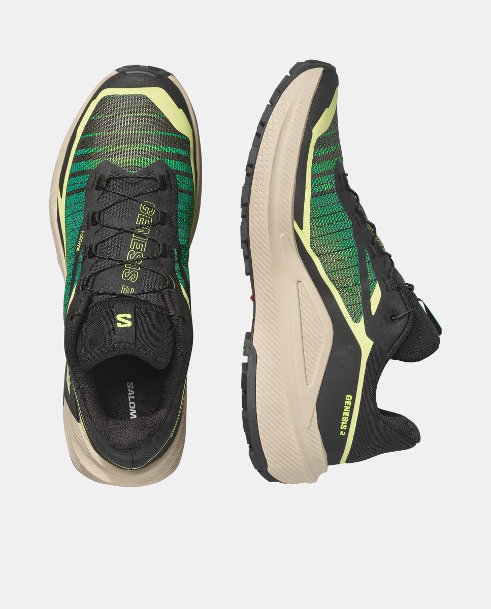 Zapatillas de trail running para hombre GENESIS 2 SALOMON - Verde / Negro Verde / Negro-6