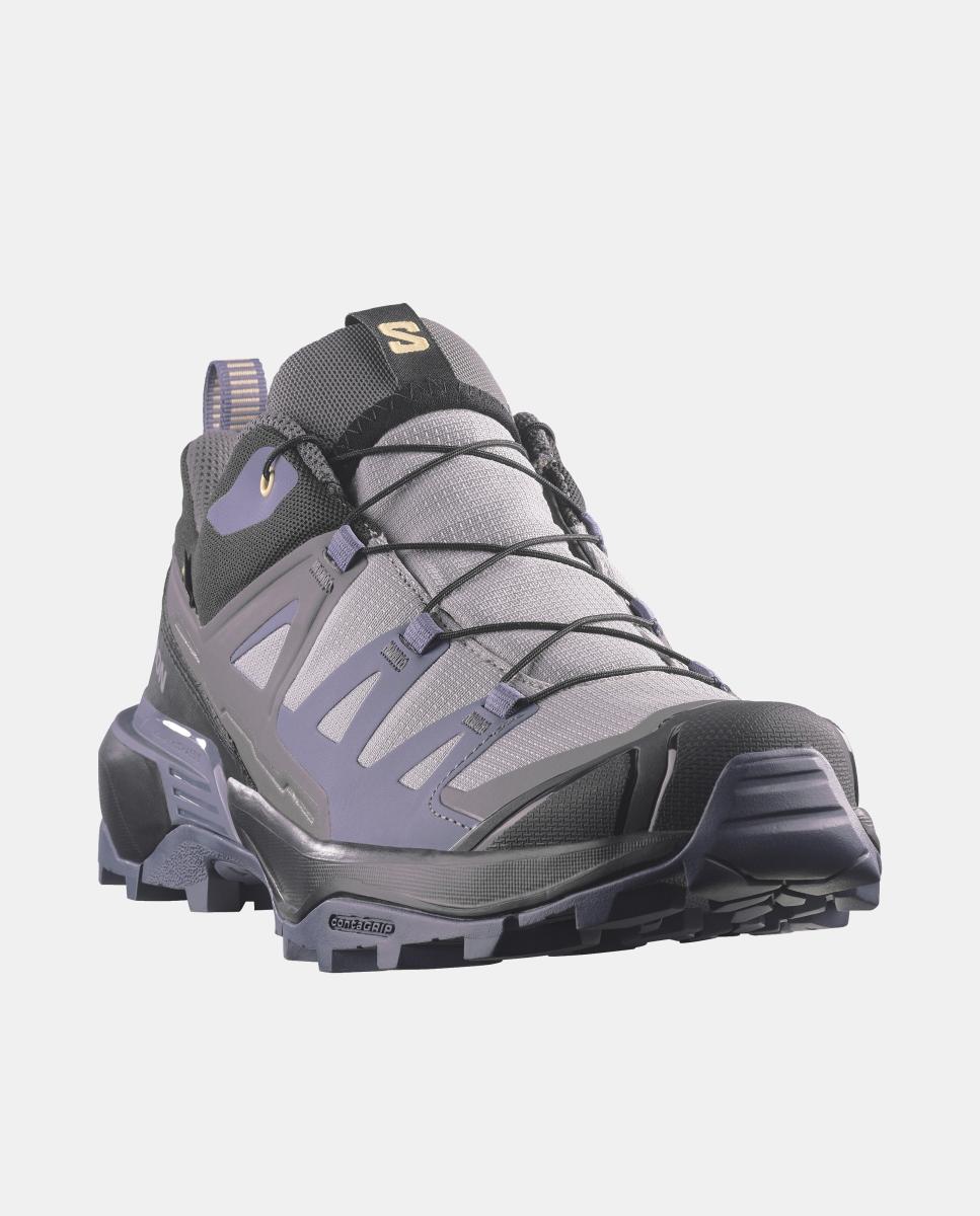 Zapatillas de senderismo para mujer X ULTRA 360 GTX W SALOMON - Gris / Azul Gris / Azul-2