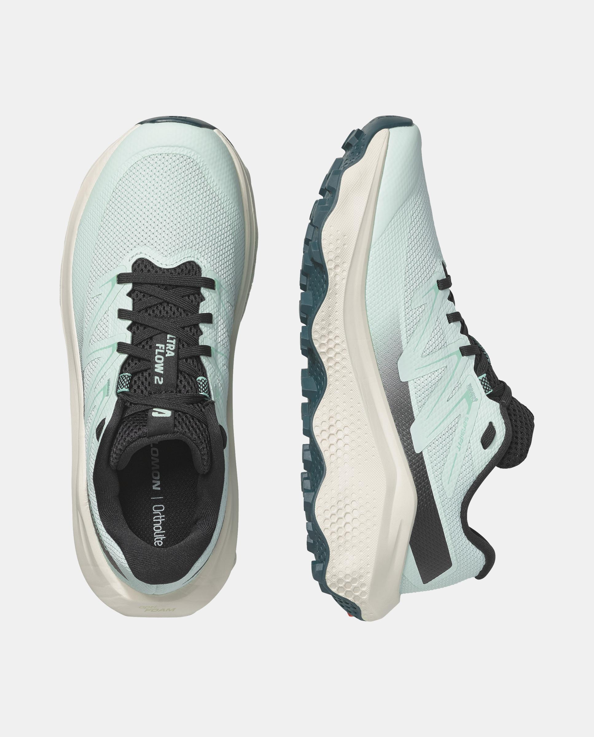 Zapatillas de trail running para hombre ULTRA FLOW 2 W SALOMON - Verde / Blanco Verde / Blanco-3