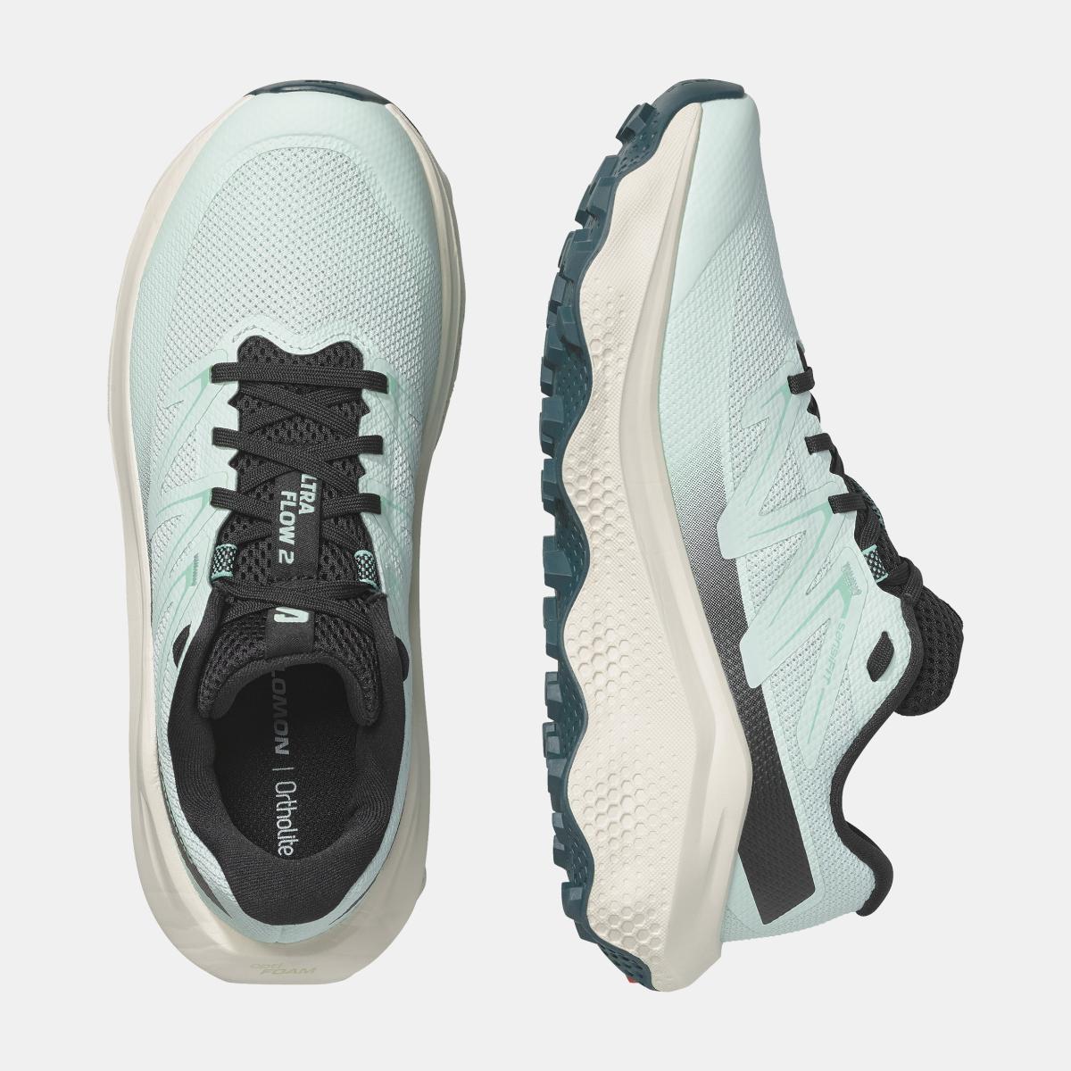 Zapatillas de trail running para hombre ULTRA FLOW 2 W SALOMON - Verde / Blanco Verde / Blanco-6