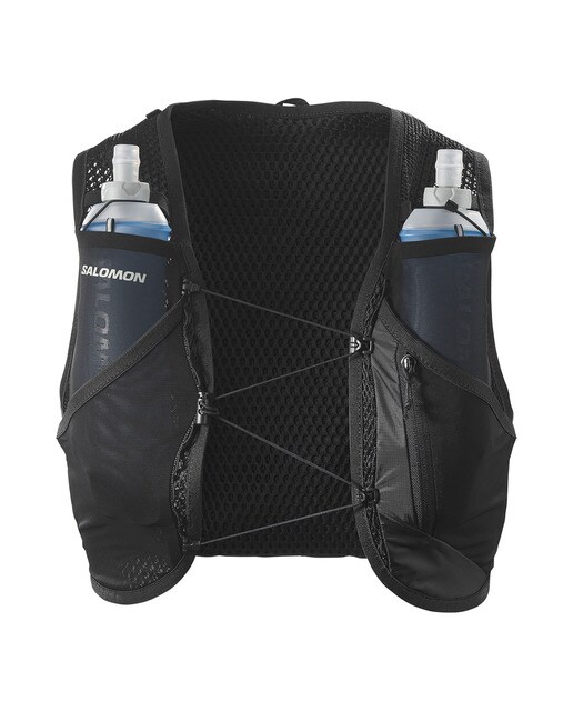 Colete de Running Unissexo com Bidons Incluídos Active Skin 8 Preto-2