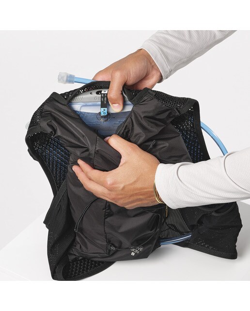 Colete de Running Unissexo com Bidons Incluídos Active Skin 8 Preto-7
