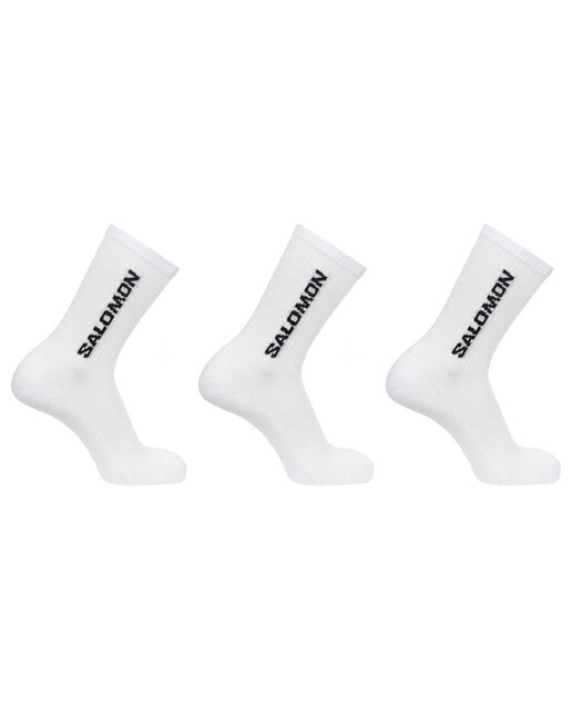 Imagen 0 de Pack 3 pares de calcetines unisex Everyday Crew Salomon Blanco