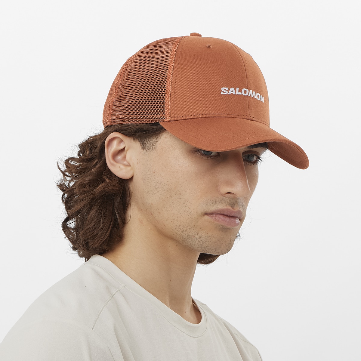 Boné Unissexo Cap Trucker Castanho-2