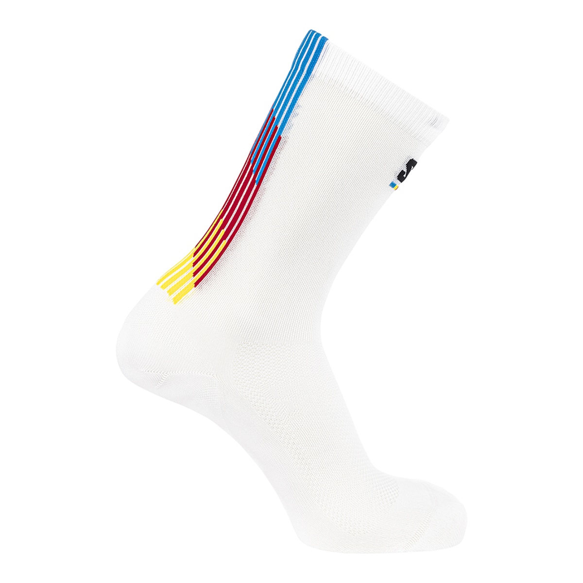 Meias de Running Unissexo Pulse Race Flag Crew Branco-1