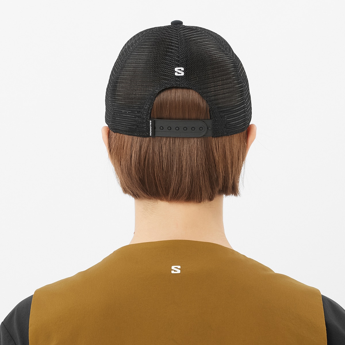Gorra unisex LOGO TRUCKER CAP SALOMON - Negro Negro-3