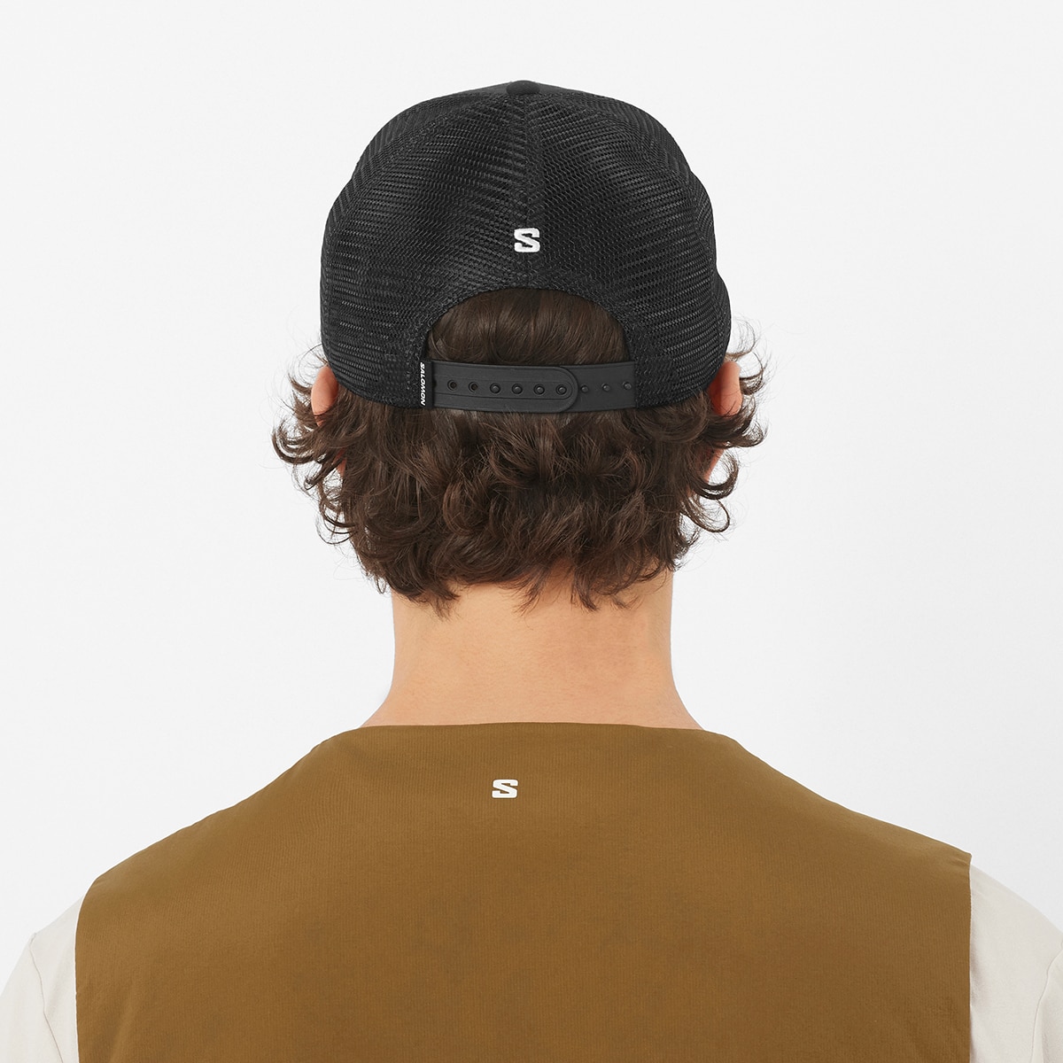 Gorra unisex LOGO TRUCKER CAP SALOMON - Negro Negro-5