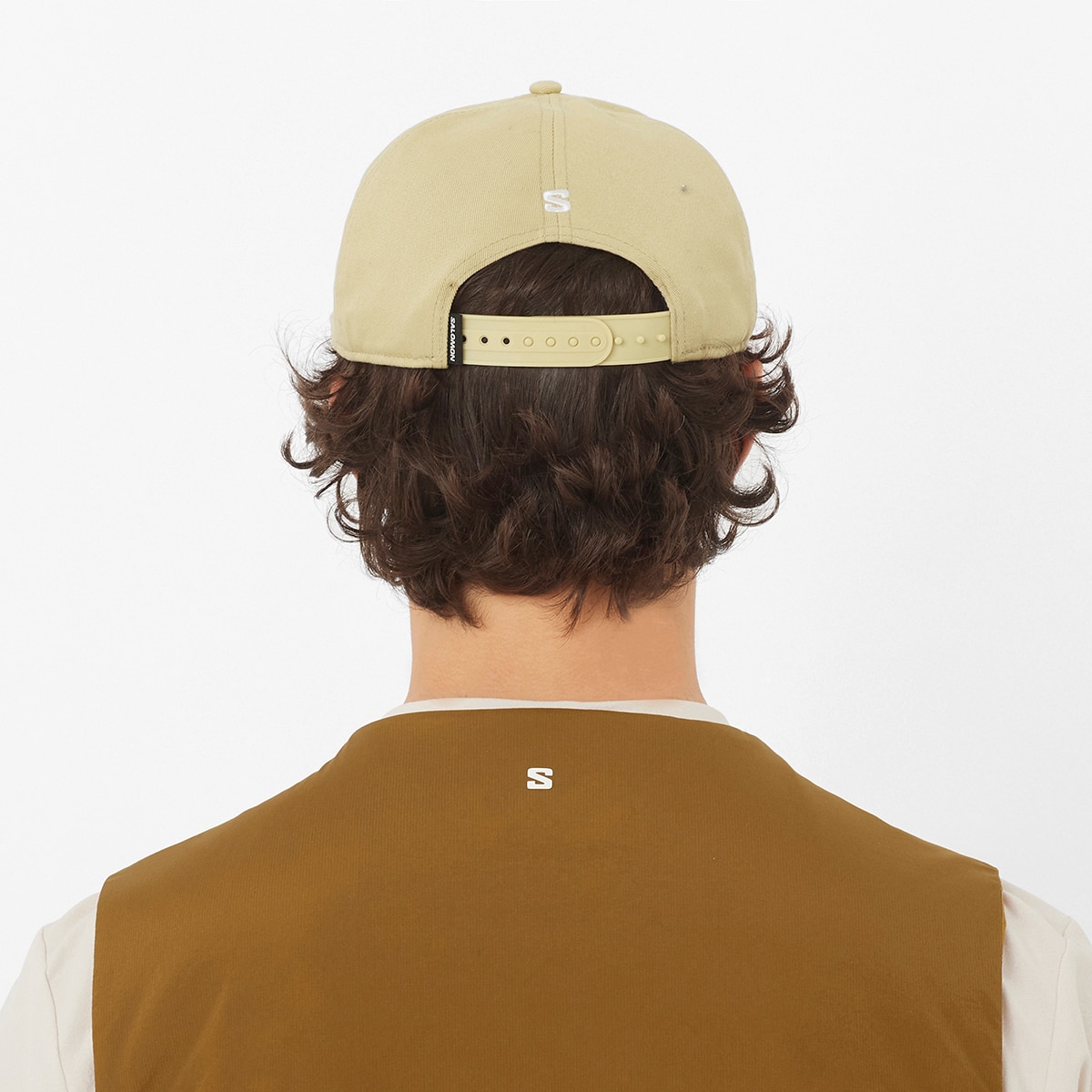 Gorra con visera plana unisex LOGO FLAT CAP SALOMON - Gris Gris-5