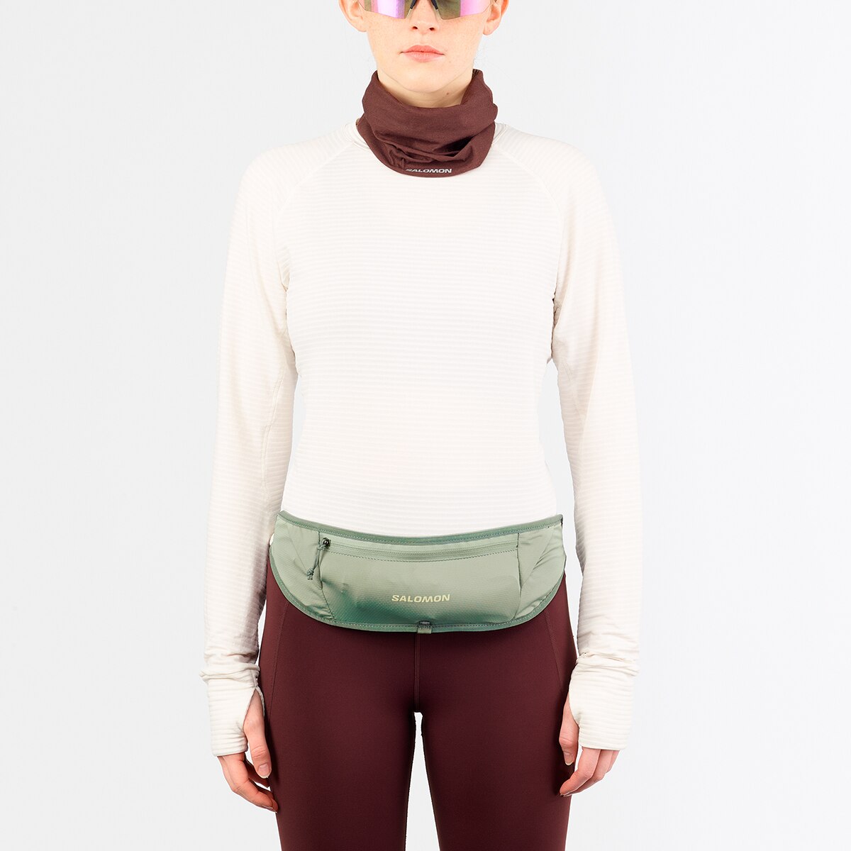 Riñonera unisex PULSE SLING BELT SALOMON - Verde Verde-4