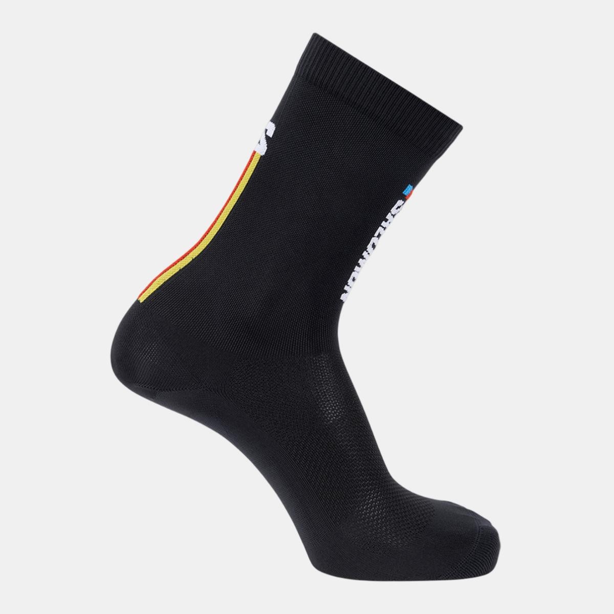 Imagen 0 de Calcetines unisex PULSE RACE FLAG CREW SALOMON Negro