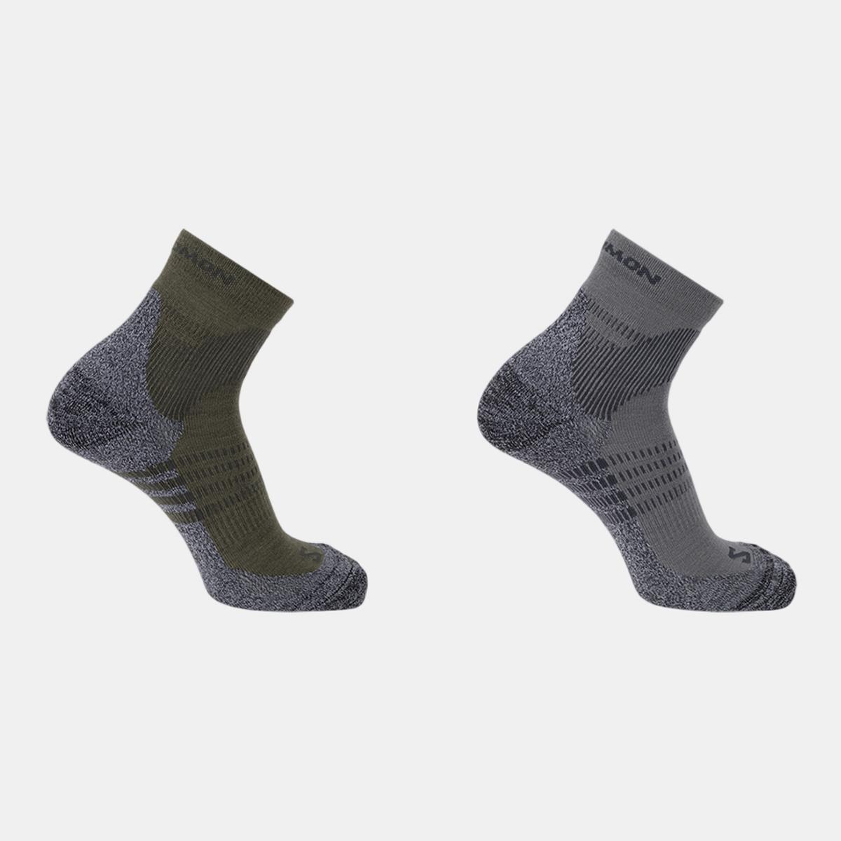 Salomon Calcetines unisex X ULTRA ACCESS QUARTER 2- Morado / Verde
