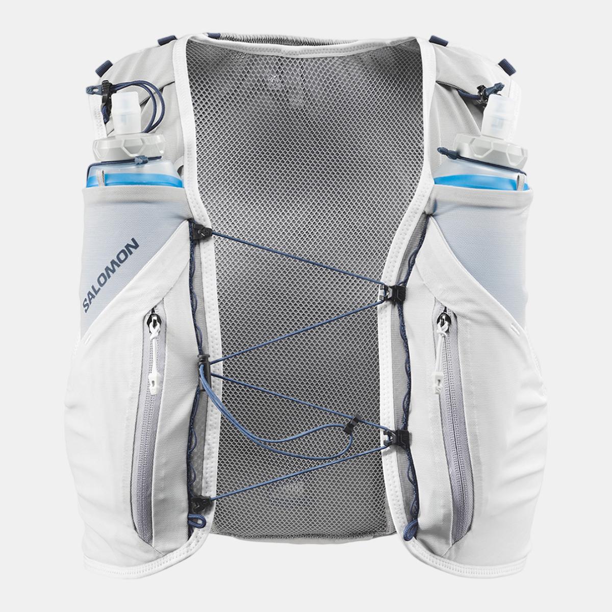Imagen 2 de Chaleco de running unisex con bidones incluidos ADV SKIN 12 SET Salomon - Gris Gris