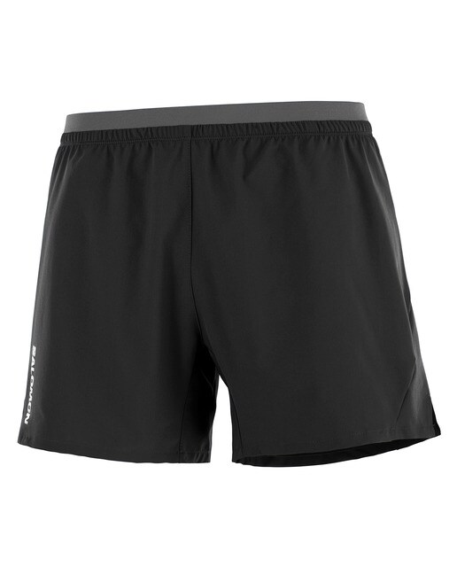 Short de hombre 5"Cross Salomon - Negro Negro-1