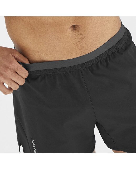 Short de hombre 5"Cross Salomon - Negro Negro-5