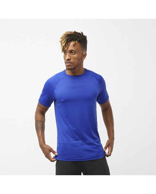 Imagen 2 de Camiseta de hombre Cross Run Salomon - Azul Azul
