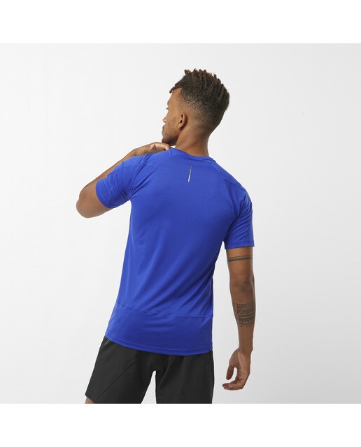 Imagen 3 de Camiseta de hombre Cross Run Salomon - Azul Azul