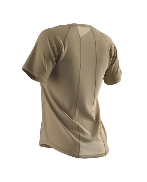 T-shirt Outline Castanho-3