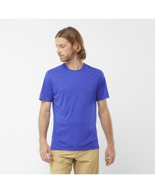T-shirt Outline Azul-1