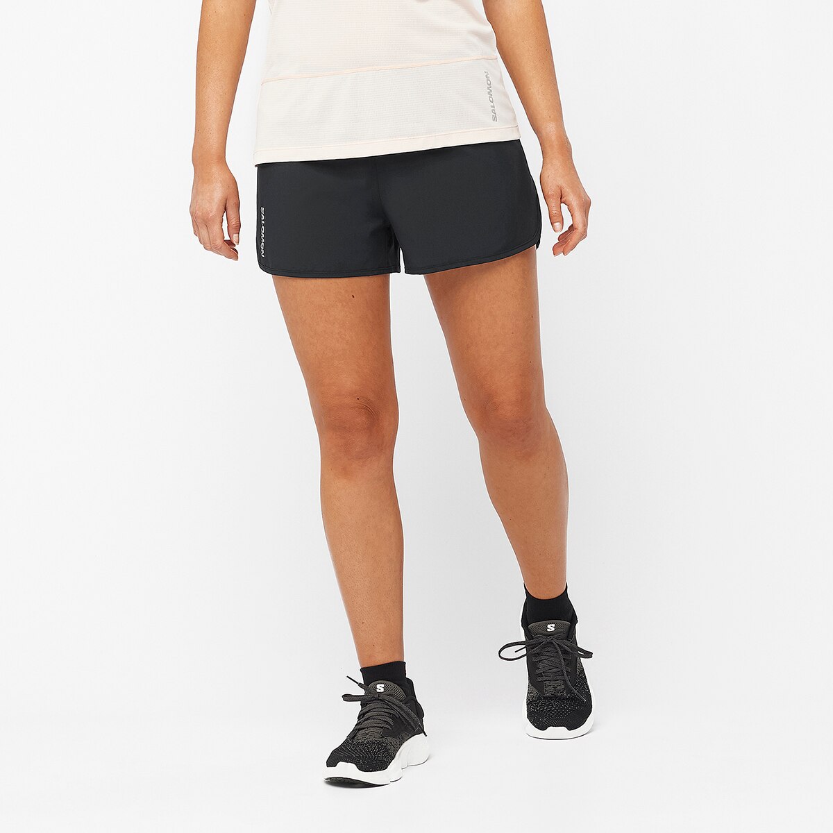 Short de mujer Cross 3" Salomon - Negro Negro-1
