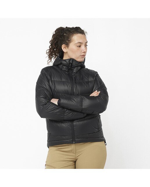 Casaco Acolchoado Outline Down Hooded Jkt W Preto-1