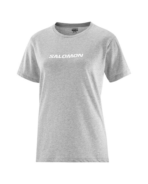 T-shirt Logo Cinzento-3