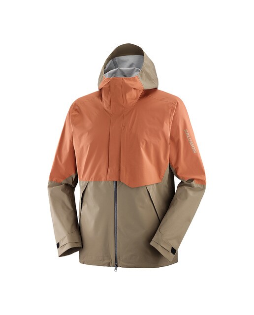 Casaco Shell Outerpath 2,5 L Waterproof Castanho-3