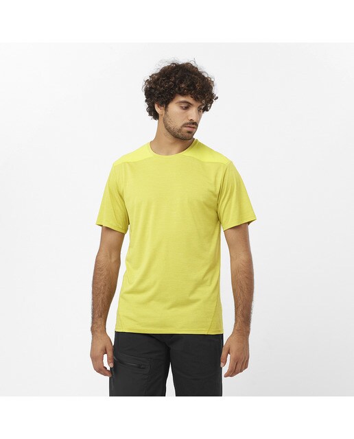 T-shirt Outline Amarelo-1