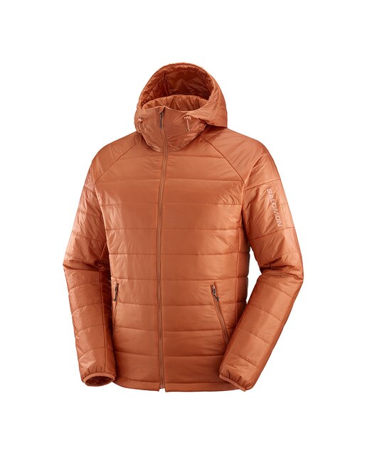Casaco Outline Hooded Castanho-3