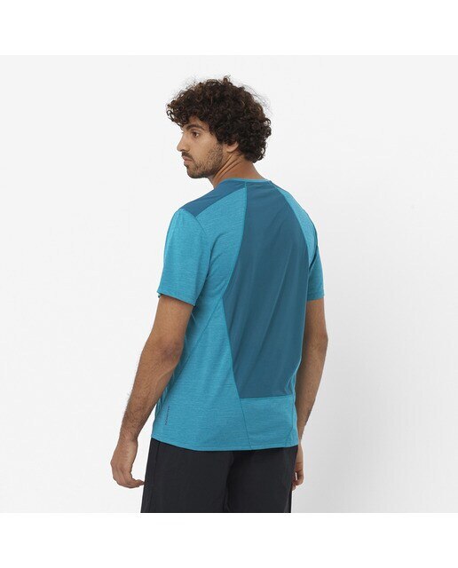 T-shirt Outline Azul-2