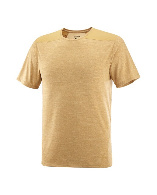 T-shirt Outline Castanho-3