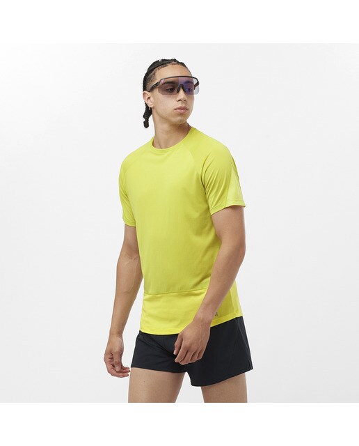 T-shirt Cross Run Amarelo-1