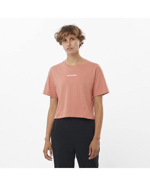 T-shirt Logo Twist Cinzento-claro-1