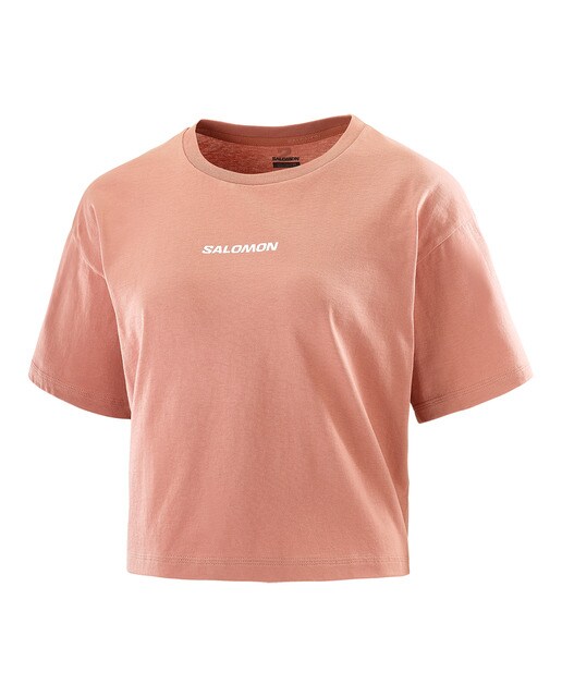 T-shirt Logo Twist Cinzento-claro-3