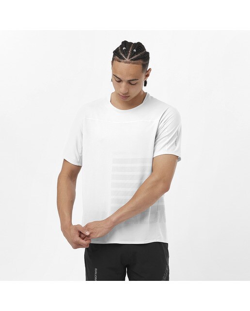 Camiseta de hombre Sense Aero Salomon - Blanco Blanco-1