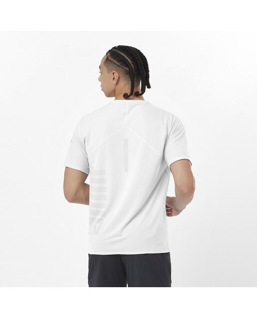Camiseta de hombre Sense Aero Salomon - Blanco Blanco-2