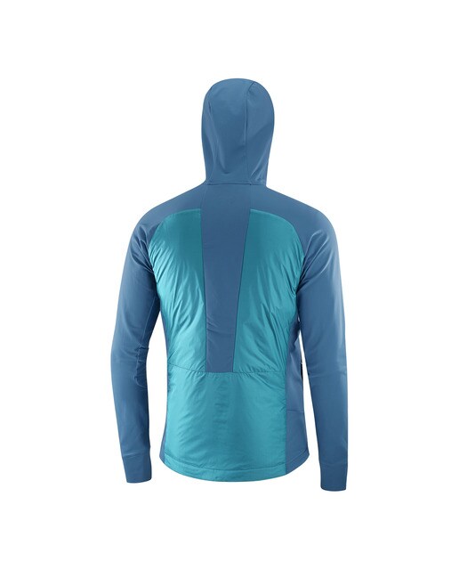 Casaco Elixir Hybrid Hooded Azul-4