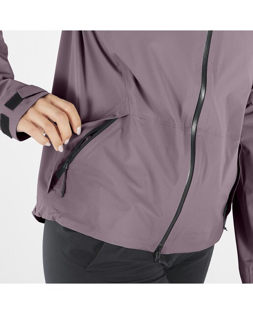 Chaqueta shell de hombre Outerpath 2.5L Waterproof Salomon - Rosa Rosa-4